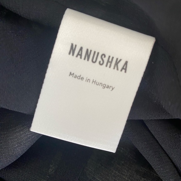 Nanushka Floral Maxi Dress Size Small Button Down Long Sleeve NWT Net-a-Porter - Picture 8 of 10